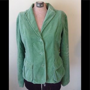 Anthropologie Odille cotton velvet blazer size 8
